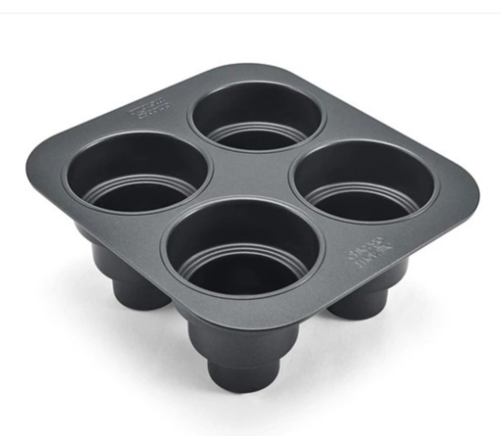 NEW Chicago Metallic Multi Tier Cake Pan 4 Cavity Baking 10.6" x 9.6" x 4.5"
